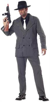 Gangster Pin-Stripe Costume Adult