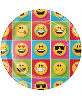Show Your Emojions 8.75" Paper Dinner Plates: 8 Count