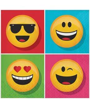 Show Your Emojions 6.5" Paper Luncheon Napkins: 16 Count