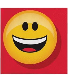 Show Your Emojions 5" Paper Beverage Napkins: 16 Count
