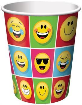 Show Your Emojions 9oz Hot/Cold Paper Cups: 8 Count