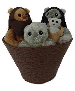 Star Wars Celebration Exclusive Ewok Family 3 Piece Plush Set