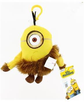 Minion Movie 5" Plush Clip-On: Jungle Minion (1 Eye)