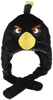 Angry Birds Plush Hat: Black Bird