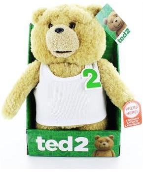 Ted 2 11" Talking Plush Ted In Undershirt (Rated R)