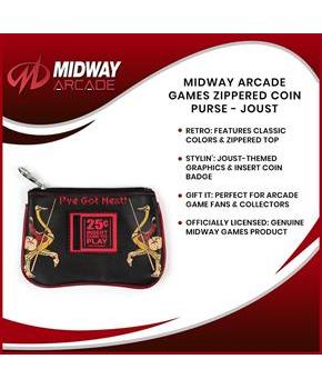 Midway Arcade Games Zippered Coin Purse - Joust