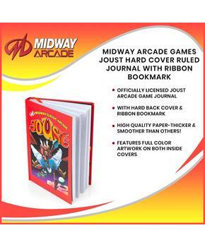 Midway Arcade Games Joust Hard Cover Ruled Journal With Ribbon Bookmark