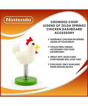 Crowded Coop Legend of Zelda Springz Chicken Dashboard Accessory