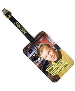 Star Trek Captain Kirk Graphic Luggage Tag