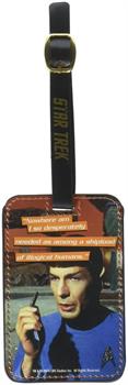 Star Trek Spock Graphic Luggage Tag