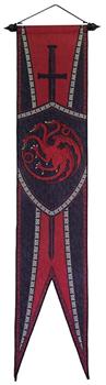 Game of Thrones 19.25"x60" House Targaryen Felt Wall Banner