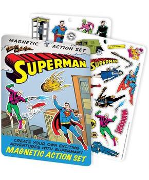 Superman Magnetic Action Set, 2 Sheets