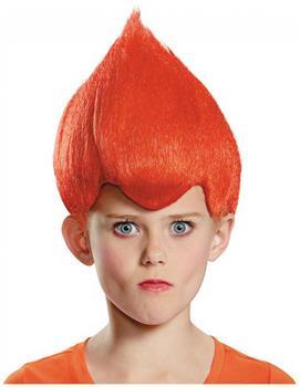 Trolls Red Wild and Wacky Vibrant Costume Wig Child