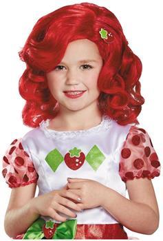 Stawberry Shortcake Deluxe Child Costume Wig One Size