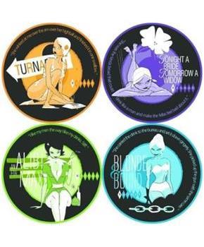 Ragnar's "Pulp" 4-Piece Coaster Set