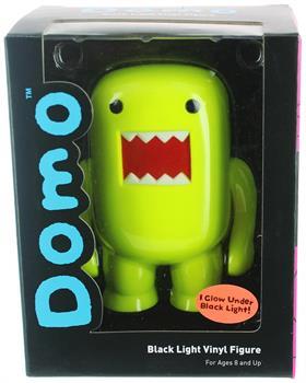 Domo 4" Vinyl Figure: Black Light Yellow