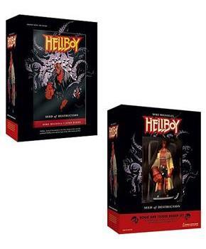 Hellboy Seed Of Destruction Book And Figure Set