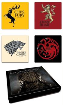 Game Of Thrones House Coaster Set