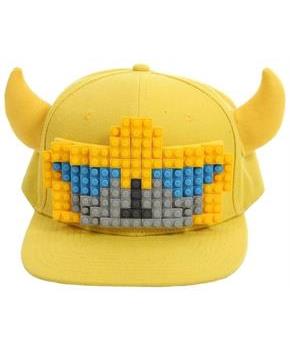 Trandsformers Bumblebee Bricky Blocks Build On Snapback Hat