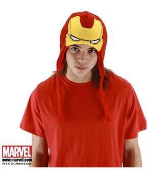 The Avengers Iron Man Costume Knit Laplander Hat
