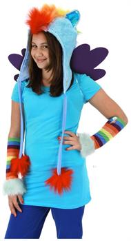My Little Pony Rainbow Dash Costume Glovettes