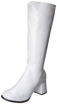 White Gogo Womens Costume Boots