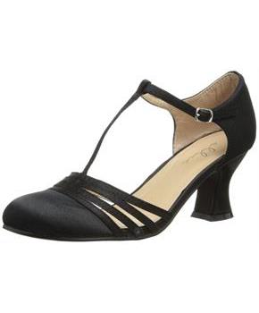Lucille Womens Black Costume Shoes