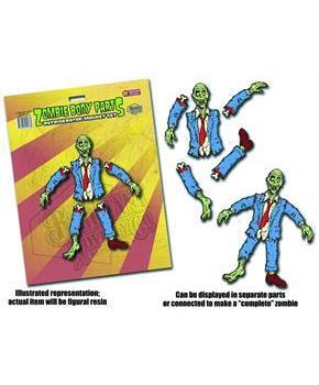 Zombie Body Parts Refrigerator Magnet Set
