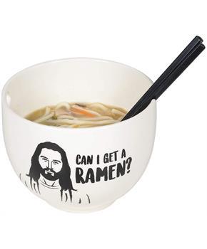 Jesus Can I Get A Ramen 20oz Ramen Bowl and Chopsticks Set