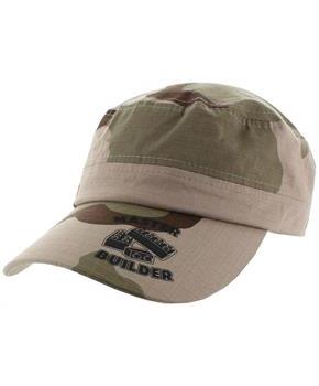 Master Builder Green Camo Military Cap