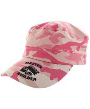Master Builder Pink Camo Military Cap