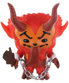Krampus 5" Vinyl Figure, Festive Red