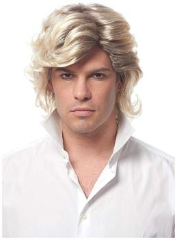 80's Icon Men's Costume Wig - Blonde