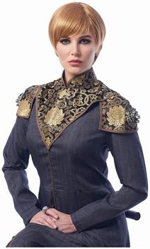 Medieval Queen Adult Costume Wig | Dark Blonde