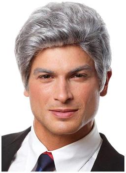 Mr. President Men's Costume Wig - Grey