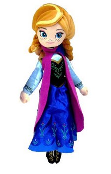 Frozen 14" Plush Backpack- Anna