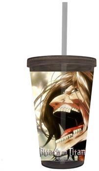 Attack On Titan  Screaming 16oz Travel Cup