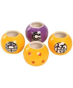 Dragon Ball Z Mini Molded Mug 4-Pack