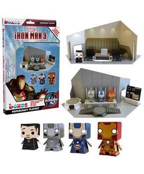 Iron Man 3 Papercraft Marvel Activity Set