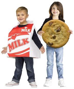 Milk and Cookie Toddler Costumes, 2-Pack