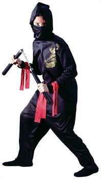 Black Ninja Costume Child