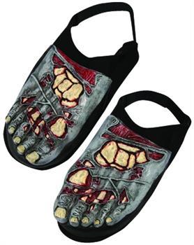 Zombie Bone Foot Covers Costume Accessory Adult