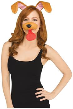 Snapchat Brown Dog Filter Adult Costume Kit