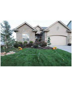 Mega Spider Web Outdoor Halloween Decoration