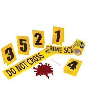 Crime Scene Kit Halloween Decor