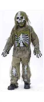 Skeleton Zombie Child Costume