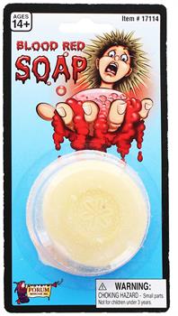 Bloody Novelty Bathroom Soap, Red