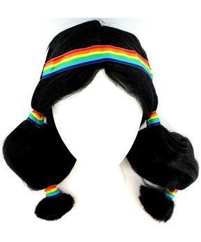 Native American Indian Adult Costume Wig