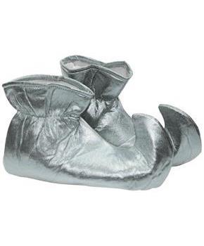 Christmas Elf Cloth Costume Shoes: Silver