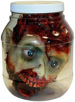 Head In Jar Halloween Decoration